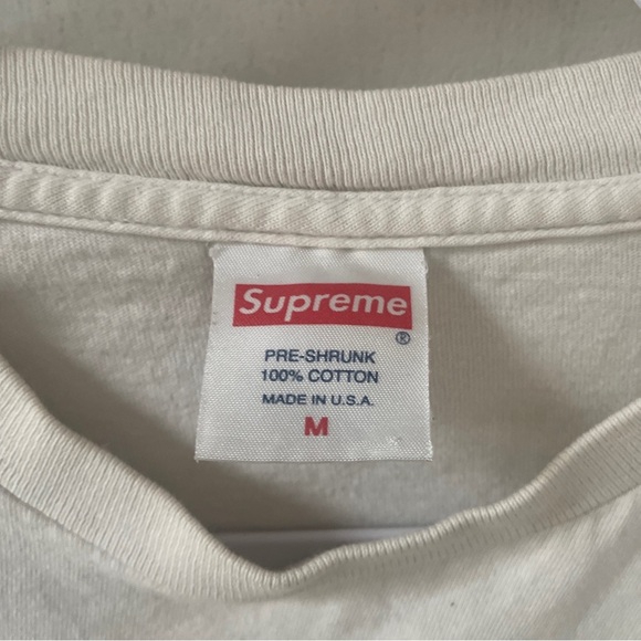 Supreme Child of Hell White Tee T Shirt Size M Medium Crew Neck Tee - Picture 2 of 7